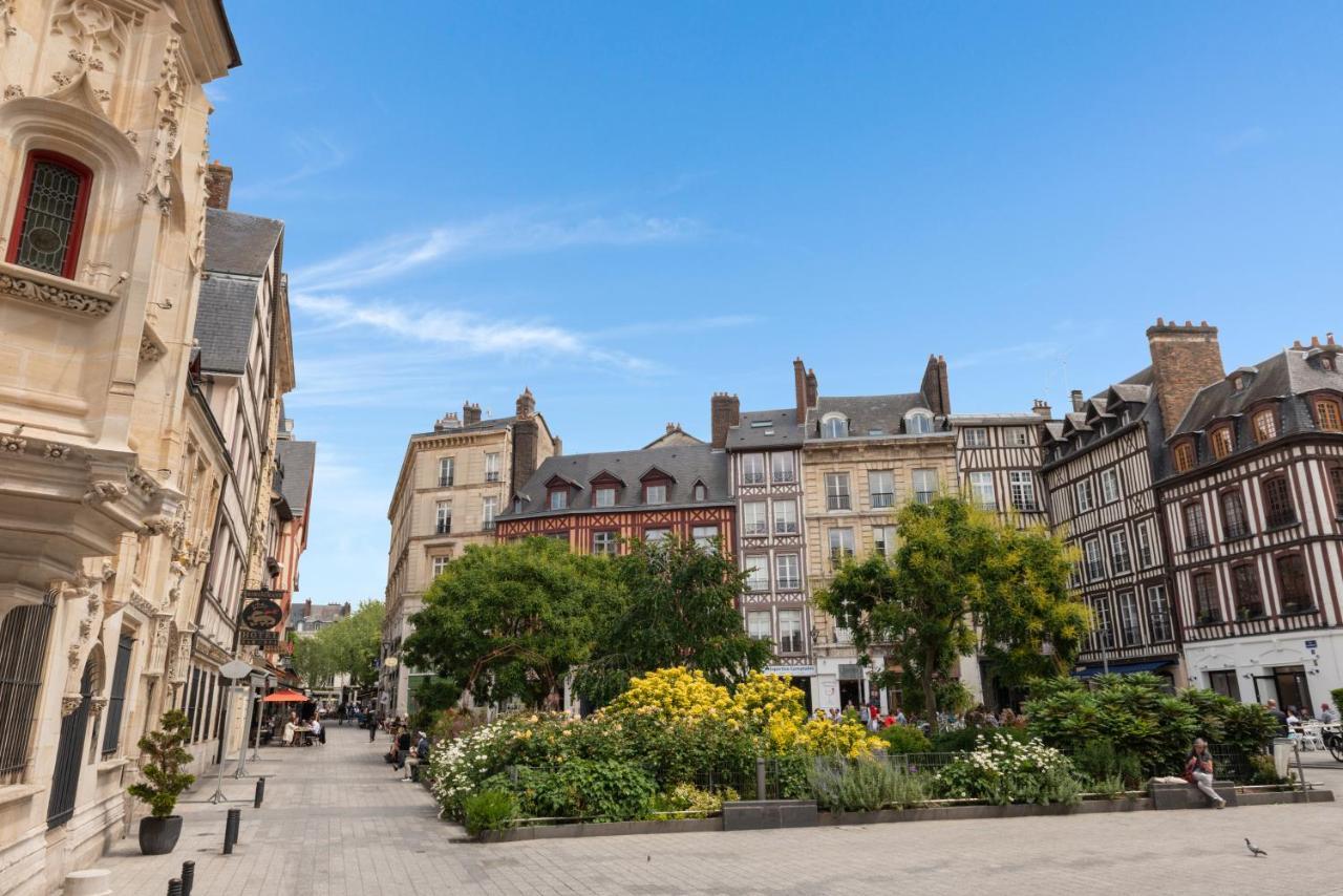 Hotel D'Angleterre Rouen Centre Gare ภายนอก รูปภาพ